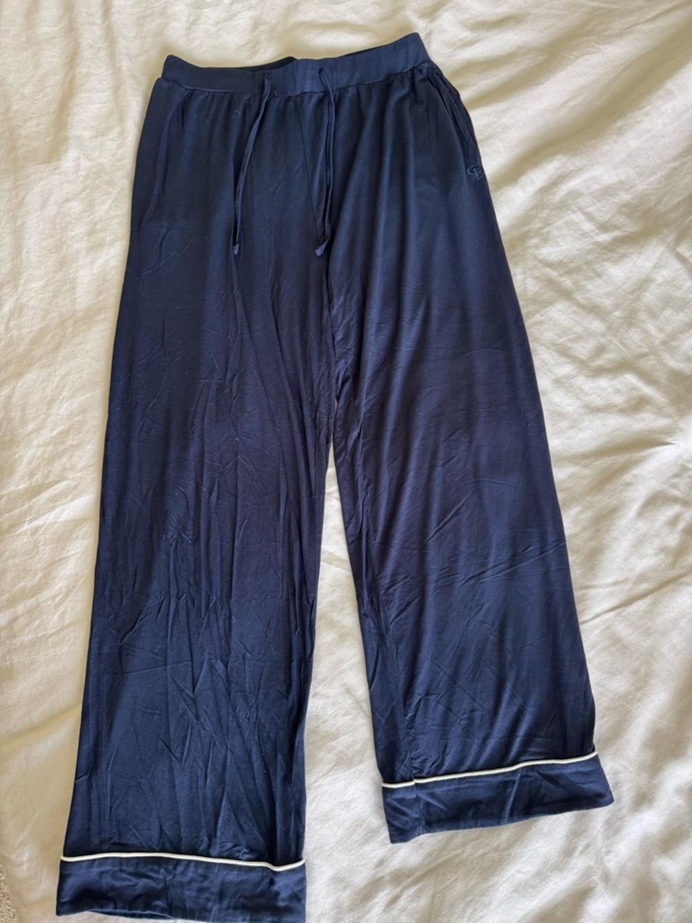 Women’s Navy Wide-Leg Pajama Pants - Soft Lounge Sleepwear